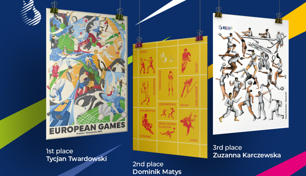 Zwycięskie prace konkursu na plakat Igrzysk Europejskich